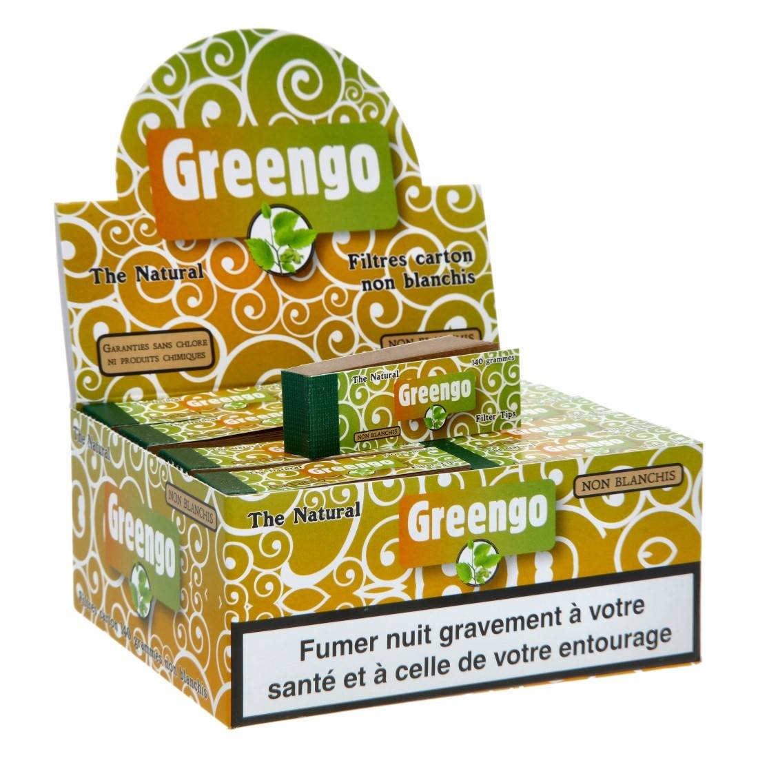 FILTRES CARTON GREENGO NON BLANCHIS X50