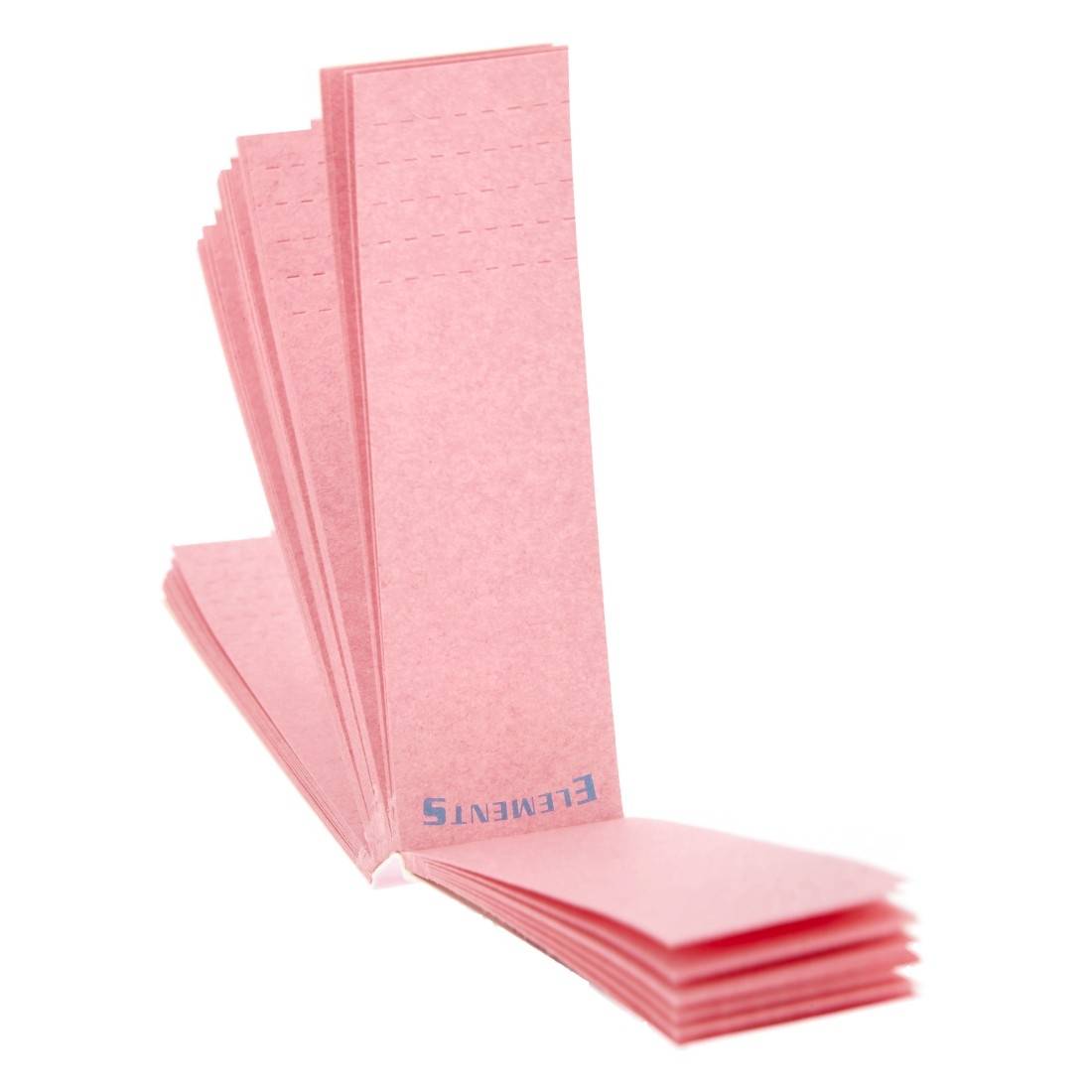 Boîte de 50 carnets de filtres en carton Elements Pink perforés