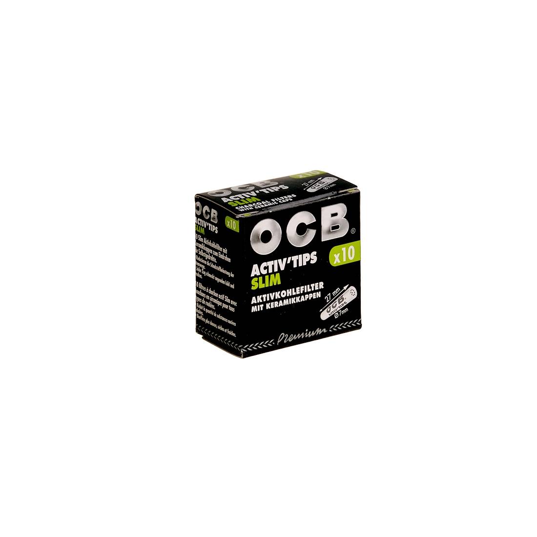 FILTRES CHARBON ACTIF OCB PAR 10 X20