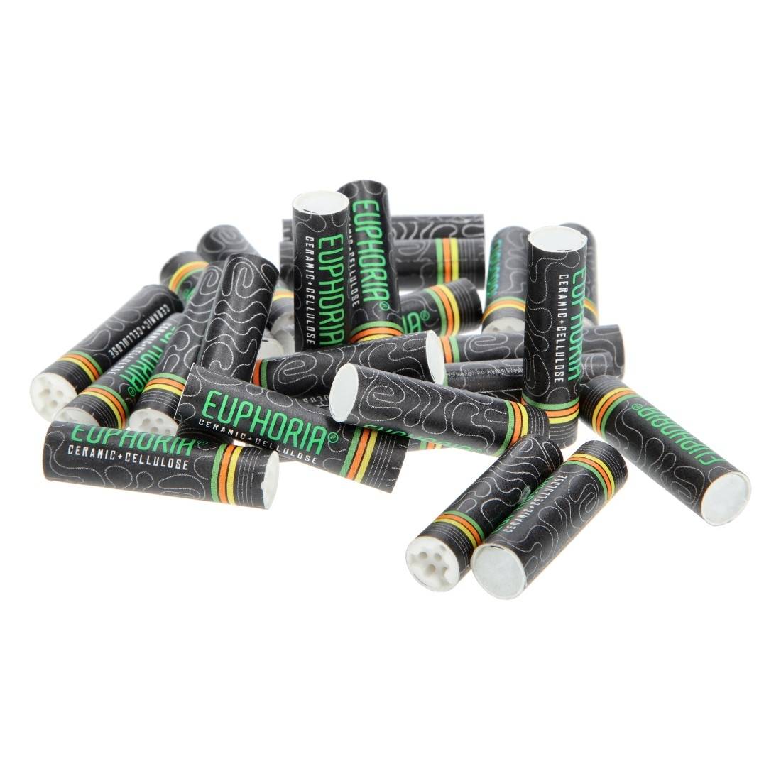 FILTRES EUPHORIA CHARBON ACTIF CERAMIQUE ET CELLULOSE 7MM PAR 50
