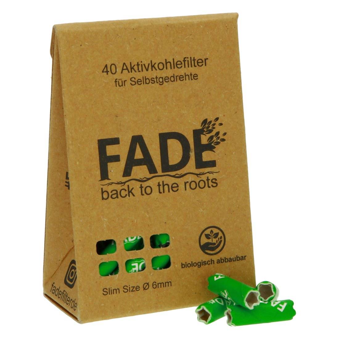 Filtres FADE au charbon actif Slim Size x40