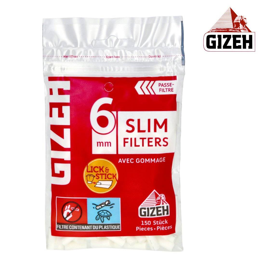 FILTRES GIZEH EN ACETATE 6MM