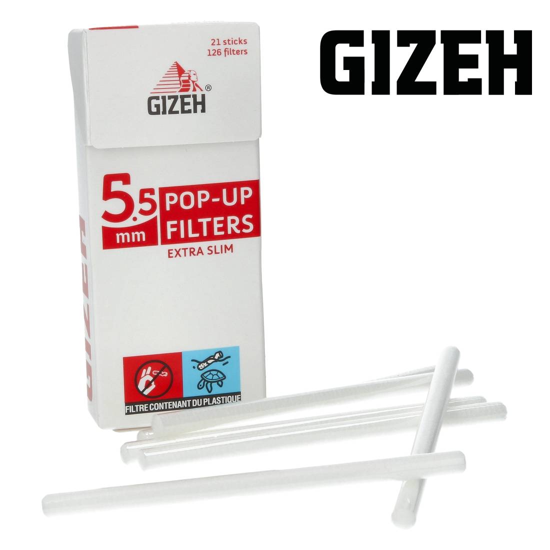 FILTRES GIZEH EXTRA SLIM EN STICK