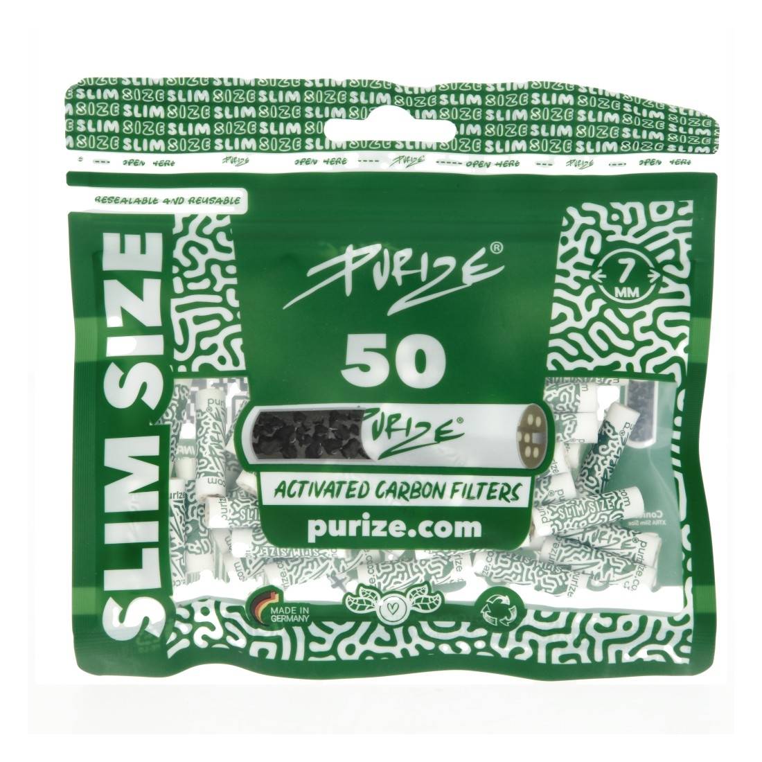 Filtres Purize Slim Size au charbon actif X50