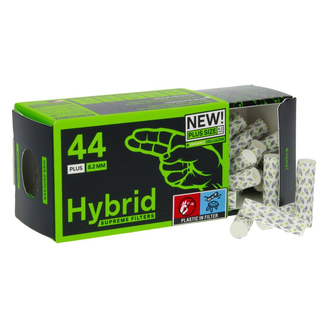 Filtres Hybrid Supreme Plus Size 8.2mm boîte de 44