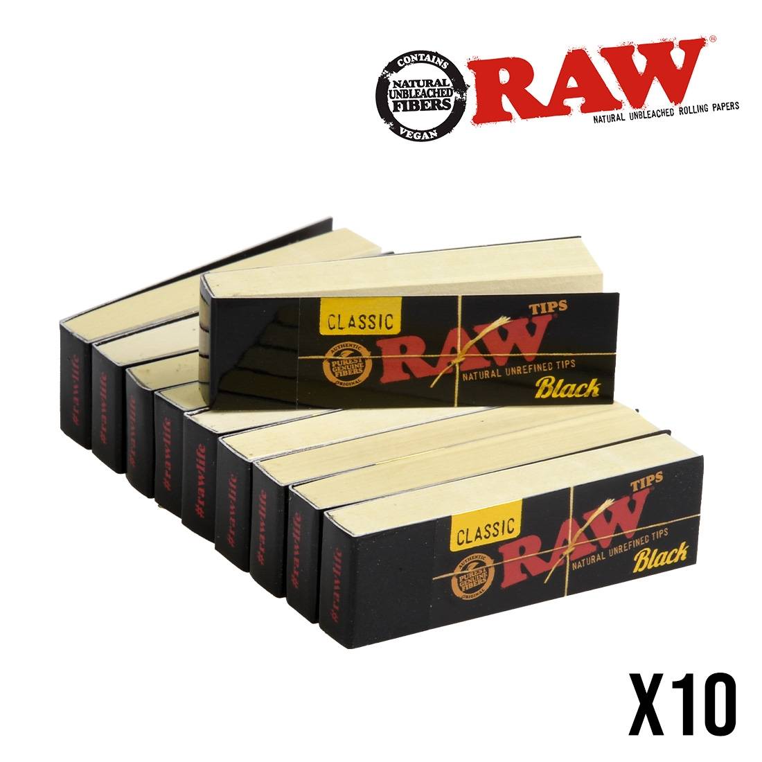 FILTRES RAW BLACK X10