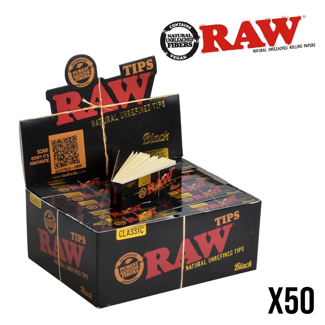FILTRES RAW BLACK X50