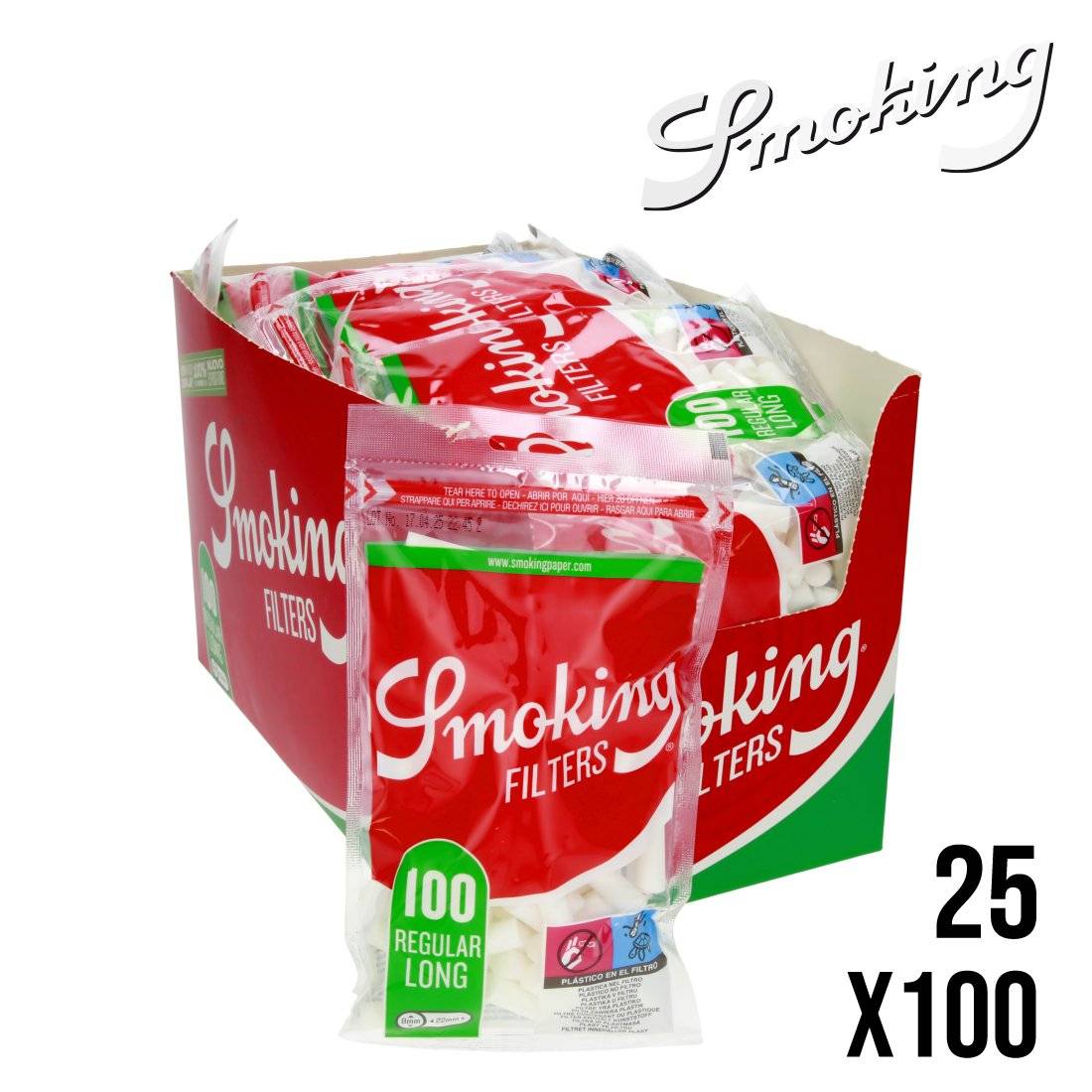 FILTRES SMOKING LONGS x25