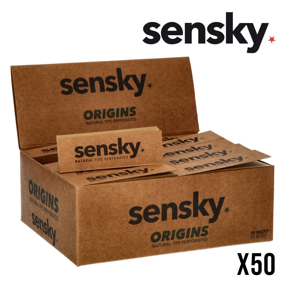 FILTRES TIPS SENSKY ORIGINS PERFORES X50