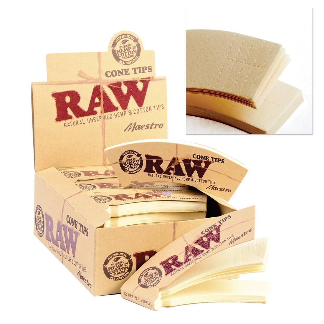 FILTRES RAW CONE TIPS MAESTRO X24
