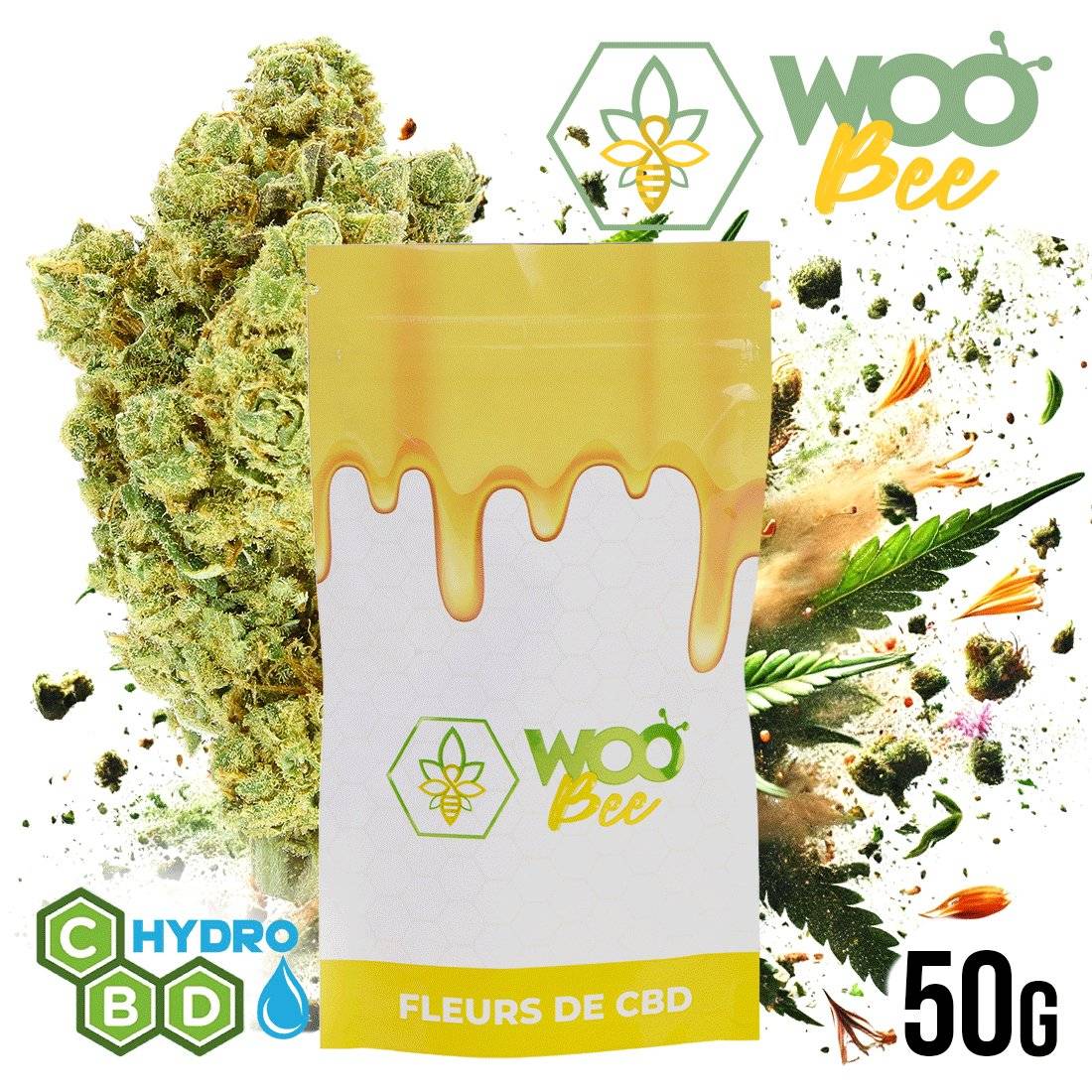 FLEUR DE CBD WOOBEE AMNESIA HYDRO INDOOR 50G