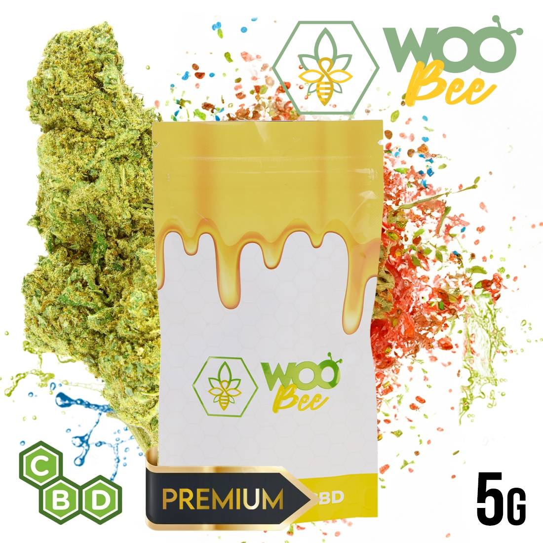 FLEUR DE CBD WOOBEE SILVER HAZE PREMIUM INDOOR 5G