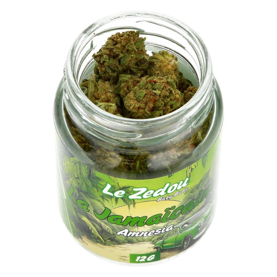 Fleurs de CBD Le Zedou La Jamaïcaine Amnesia 12g