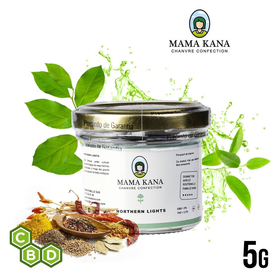 FLEURS DE CBD MAMA KANA NORTHERN LIGHTS 5G