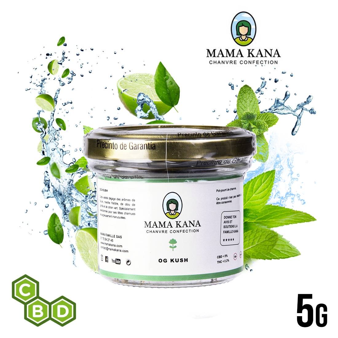 FLEURS DE CBD MAMA KANA OG KUSH 5G