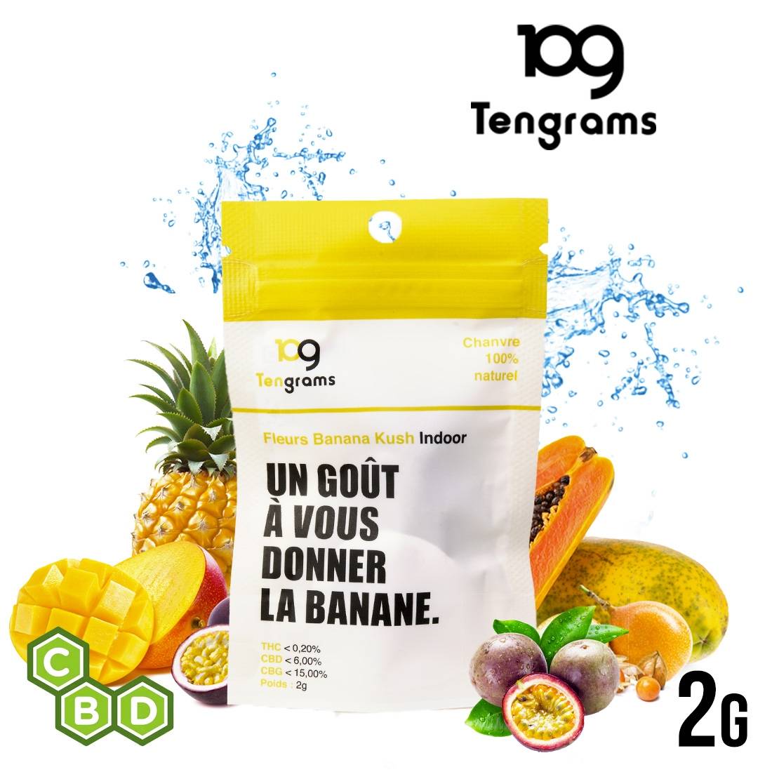 FLEURS DE CBD TENGRAMS BANANA KUSH 2G