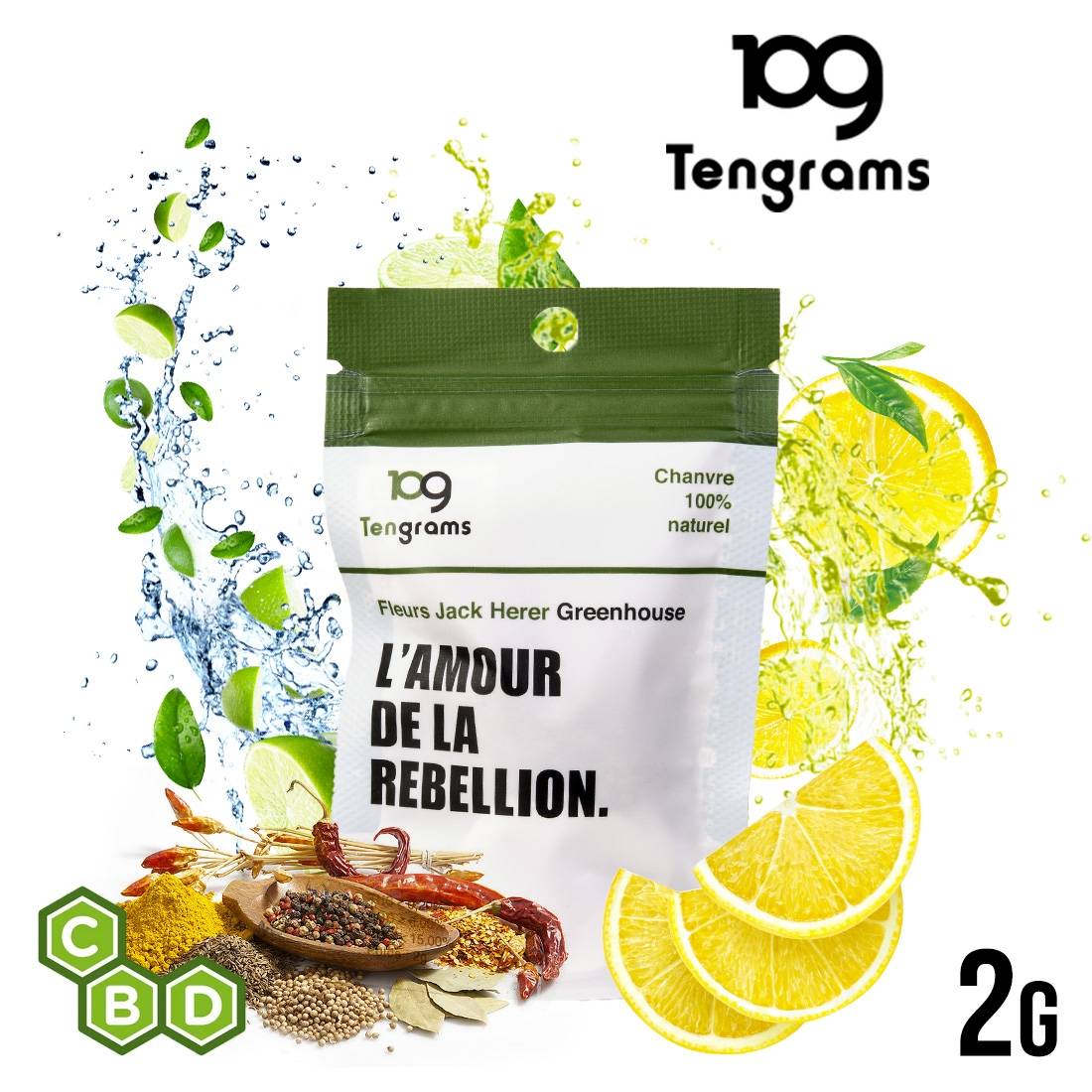 FLEURS DE CBD TENGRAMS JACK HERER 2G