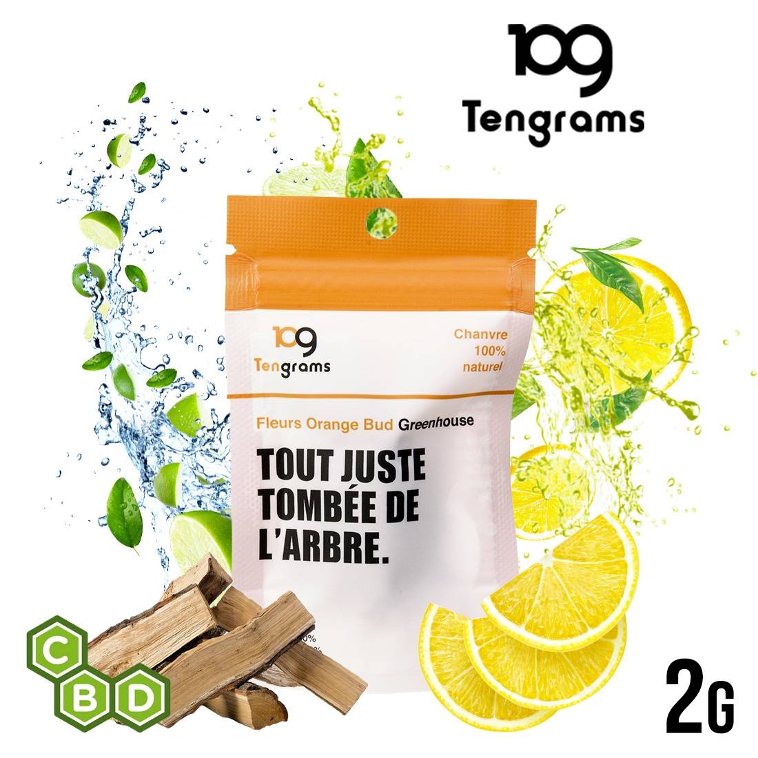 FLEURS DE CBD TENGRAMS ORANGE BUD 2G