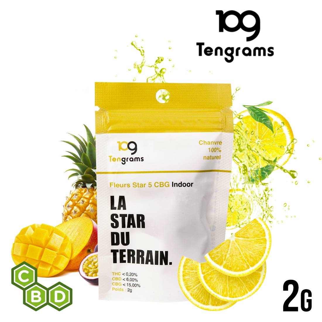 FLEURS DE CBG CBD TENGRAMS CBG STAR 5 2G