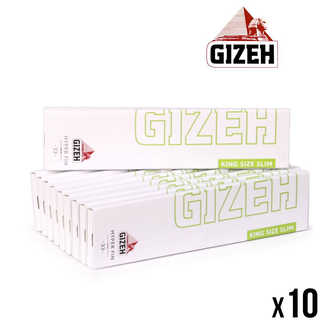 GIZEH HYPER FIN SLIM X10