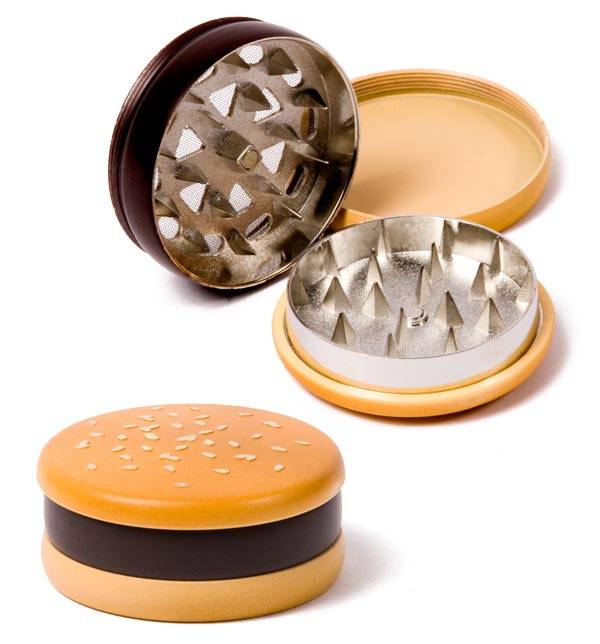 Grinder Burger métal 3 parties