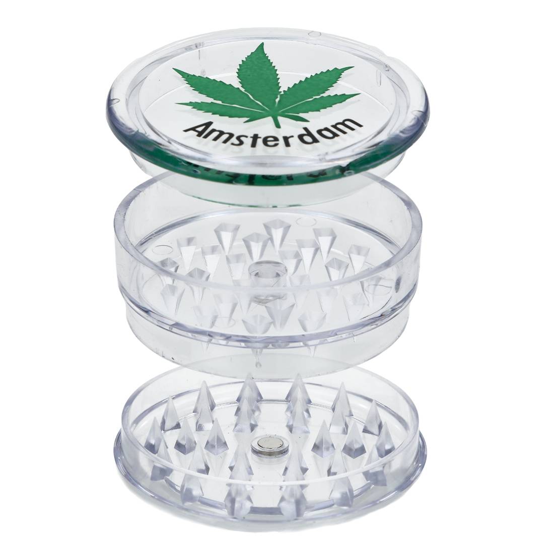 Grinder Acry Amsterdam Leaf 60mm