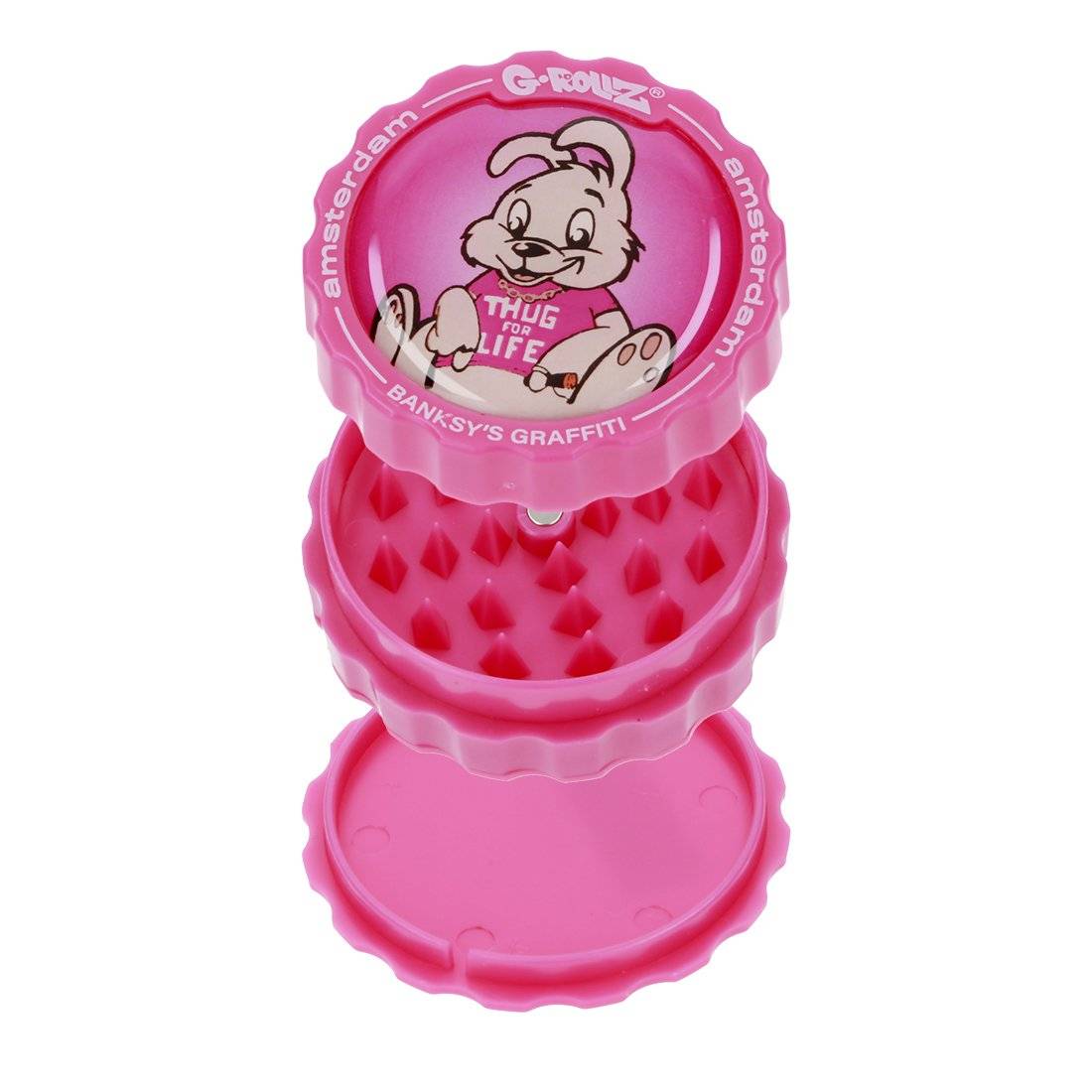 GRINDER ACRY G-ROLLZ BANKSY'S GRAFFITI THUG FOR LIFE 53MM