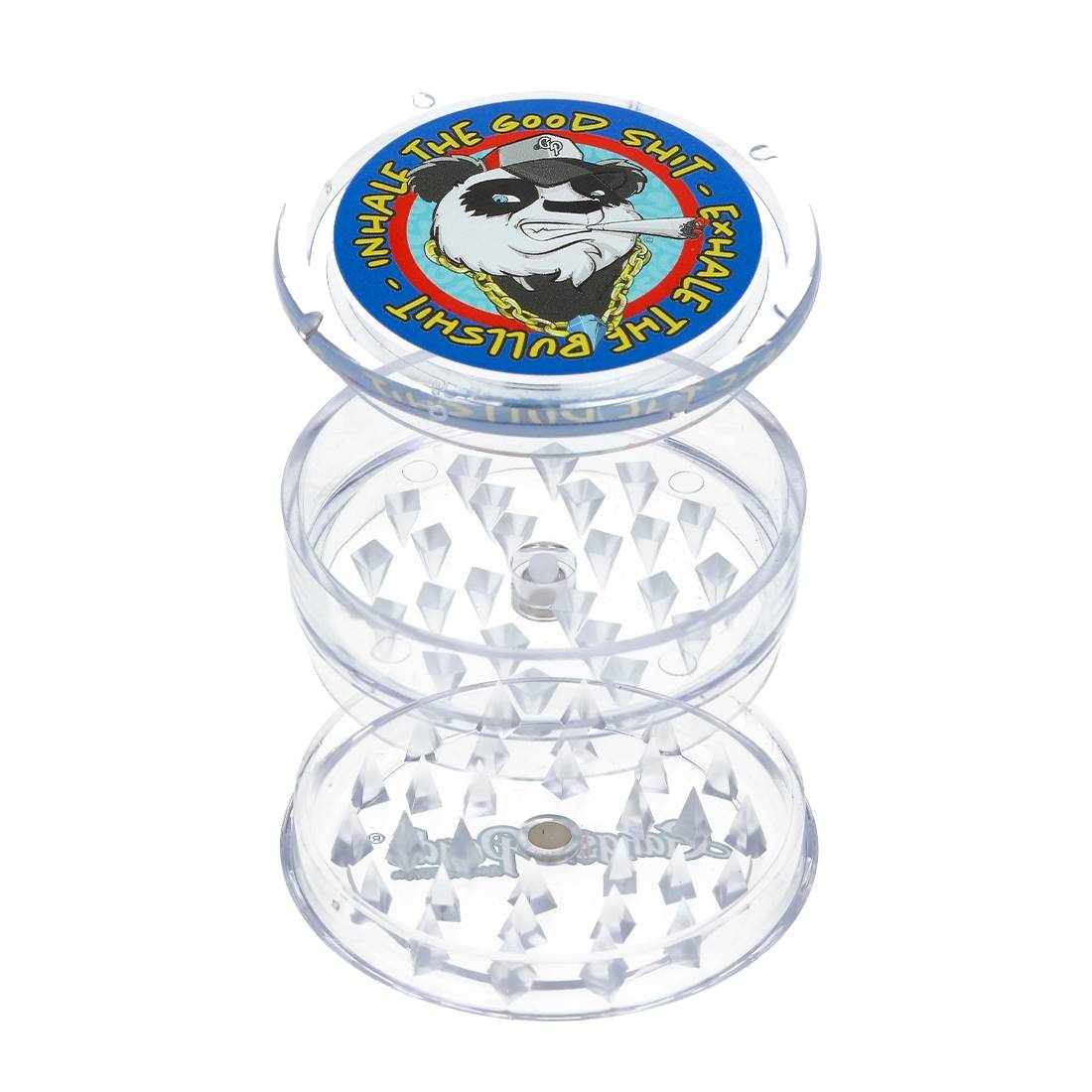Grinder Acry Gangsta Panda Clear 60mm