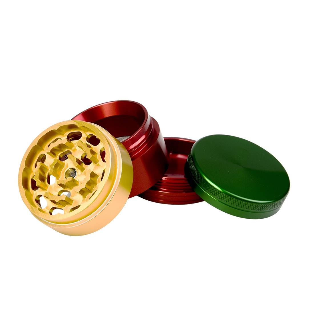 GRINDER ALU 4 PARTS 50MM WILD TEETH