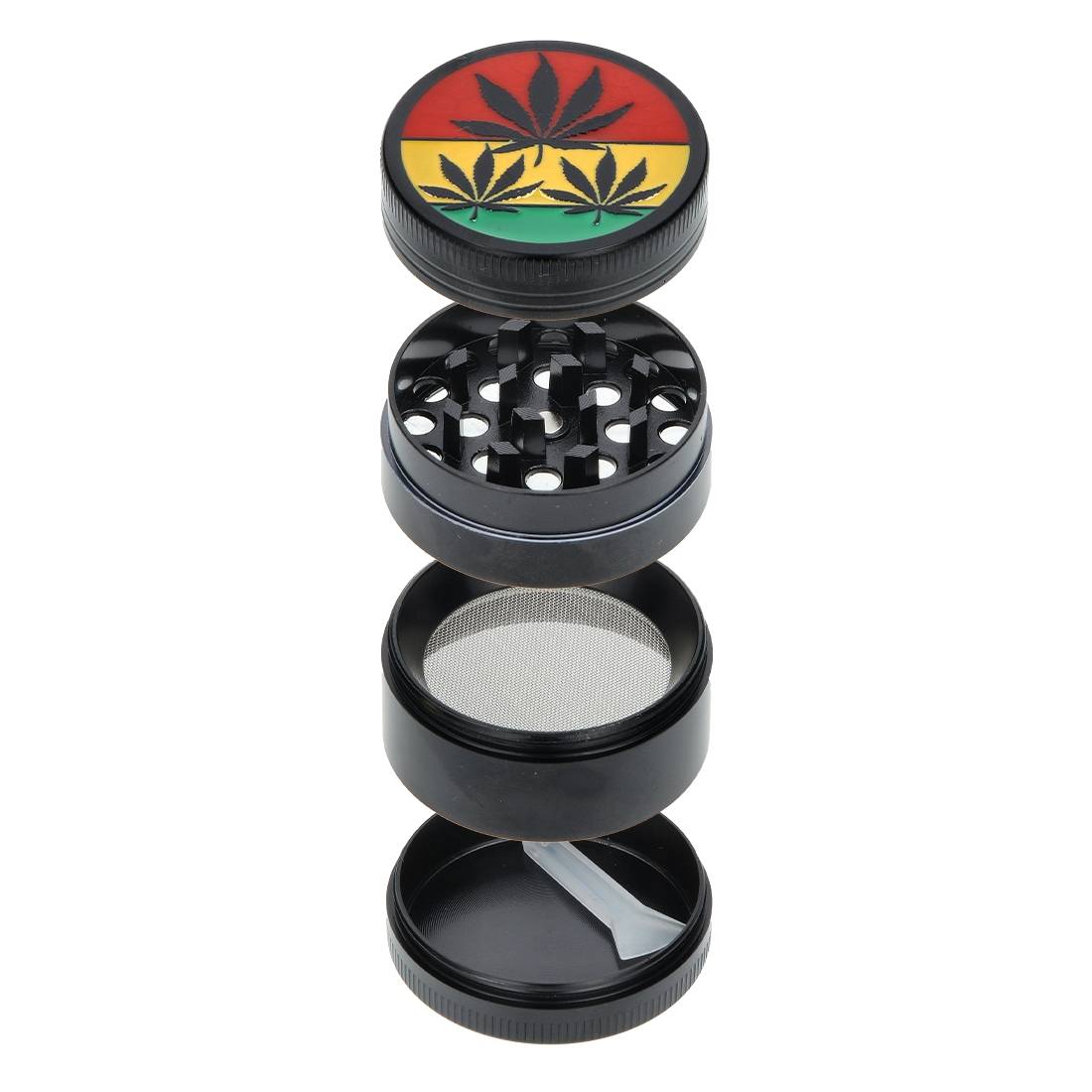 Grinder Nass Black Leaf Rasta 40mm