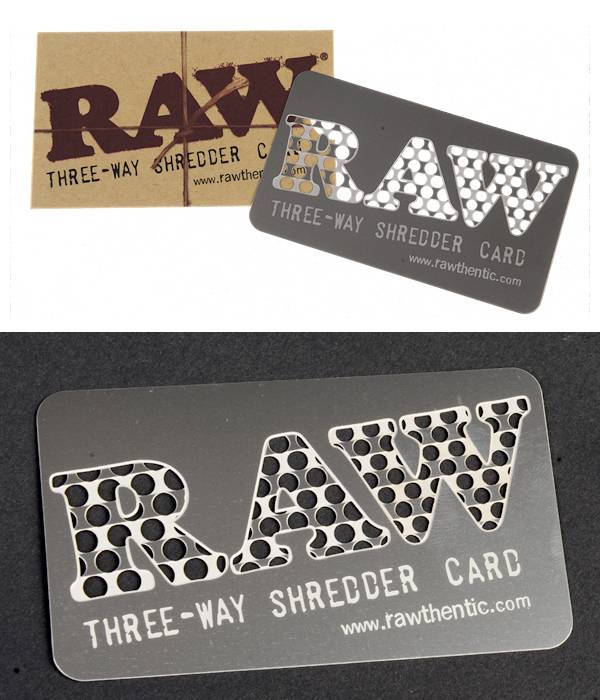 GRINDER CARTE RAW SHREDDER CARD