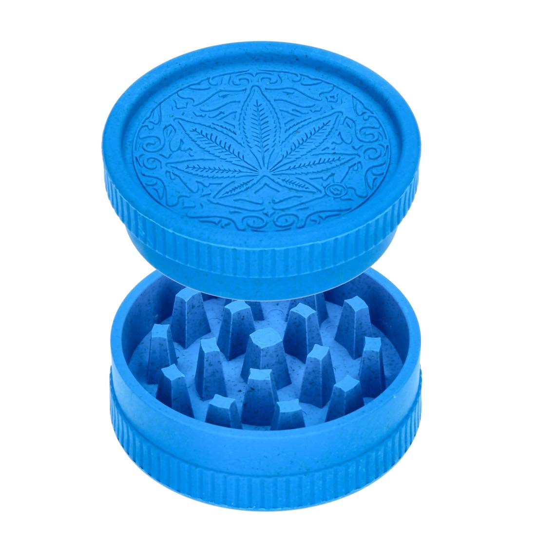 Grinder Fire-Flow Hemp 420 Trance Leaf 55mm