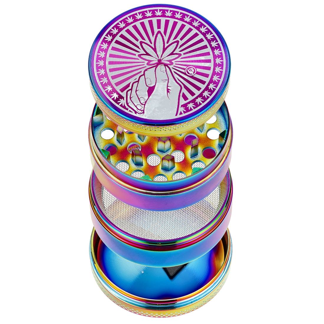 GRINDER FIRE-FLOW RAINBOW HOPE 50MM