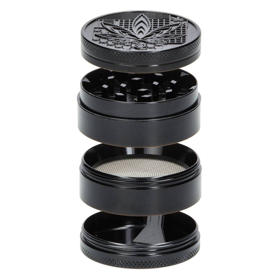 GRINDER FIREFLOW BLACK LEAF 50MM