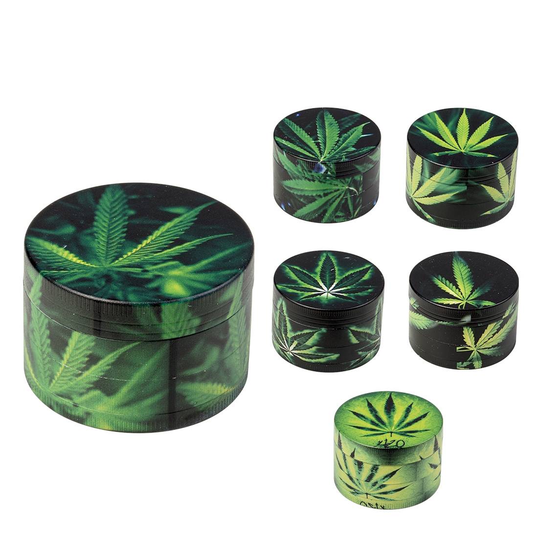 GRINDER GREEN LEAF 4 PARTIES 50MM