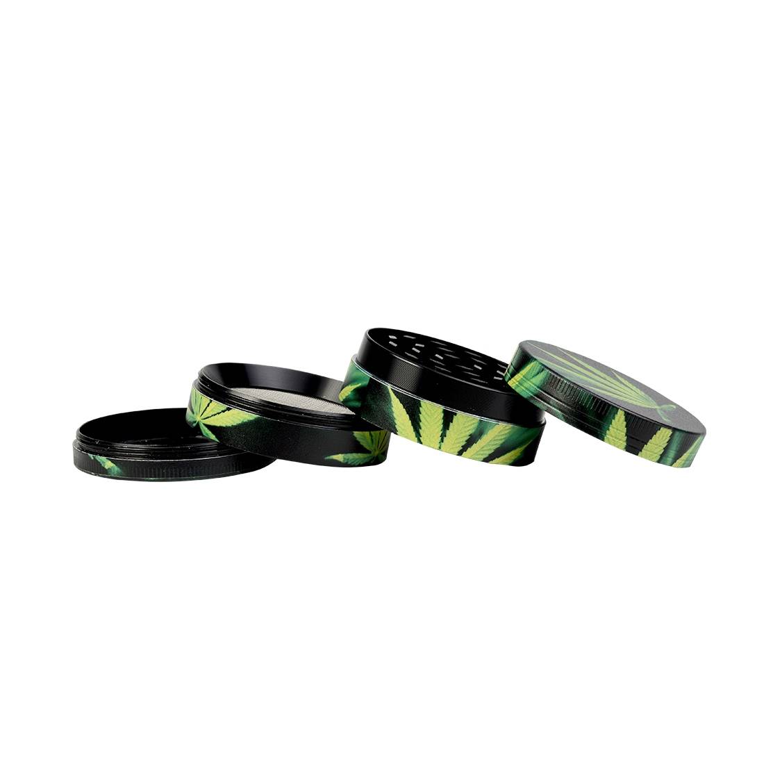 GRINDER GREEN LEAF 4 PARTIES 50MM
