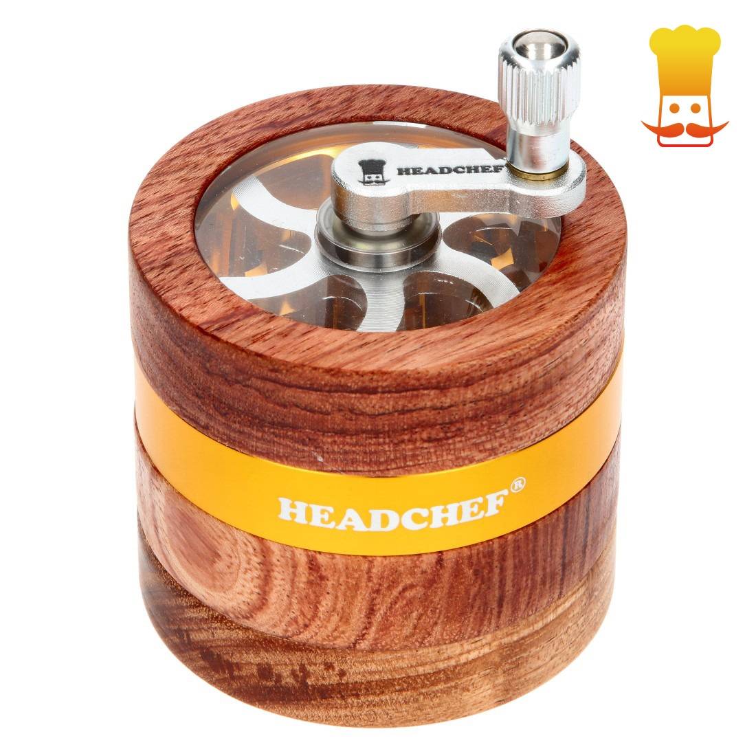GRINDER HEADCHEF WOODSMAN 62MM