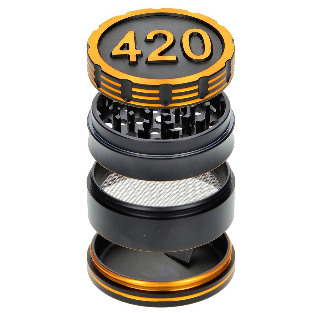 Grinder Metal Black Gold 420 60mm