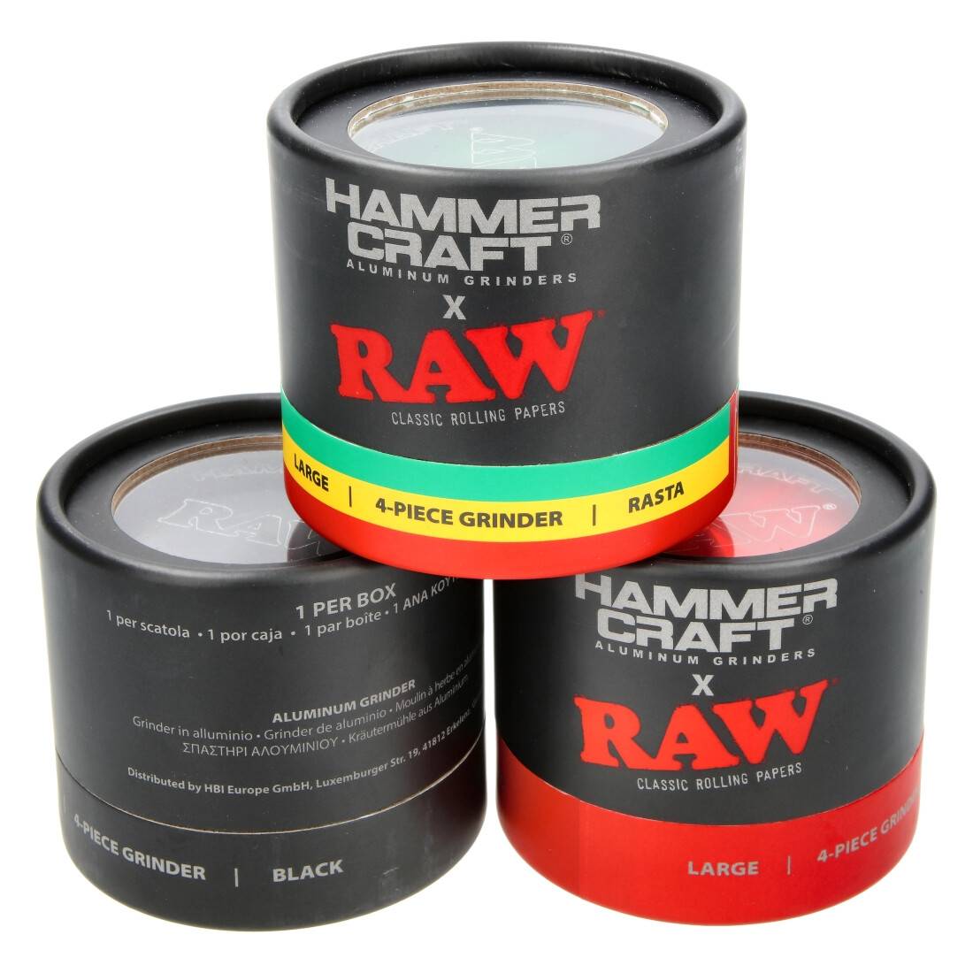 GRINDER RAW X HAMMERCRAFT 4 PARTIES 61MM