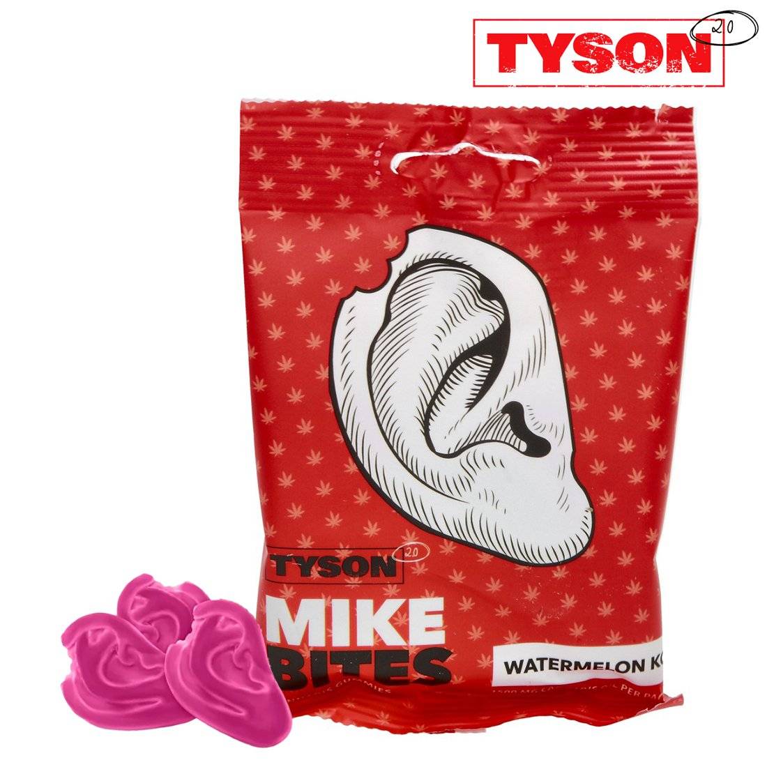 GUMMIES TYSON 2.0 MIKE BITES CANNABIS WATERMELON KO 1500MG