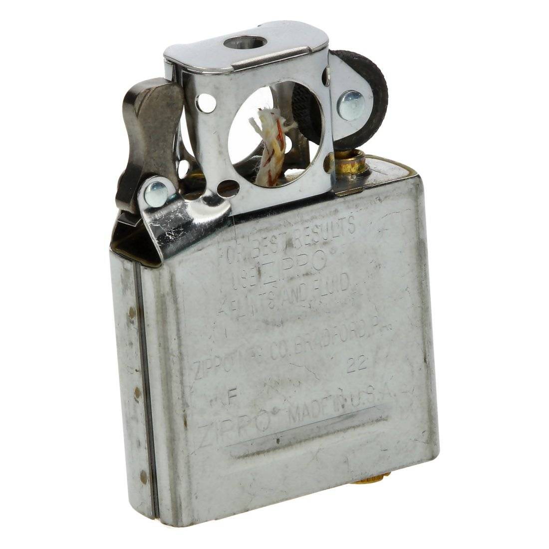 INSERT PIPE CHROME POUR BRIQUET ZIPPO