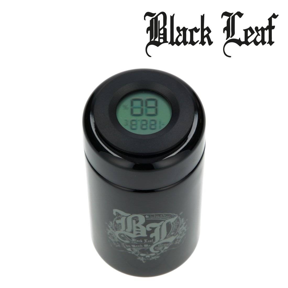 JARRE EN VERRE BLACK LEAF VIOLET 120ML AVEC INDICATEUR