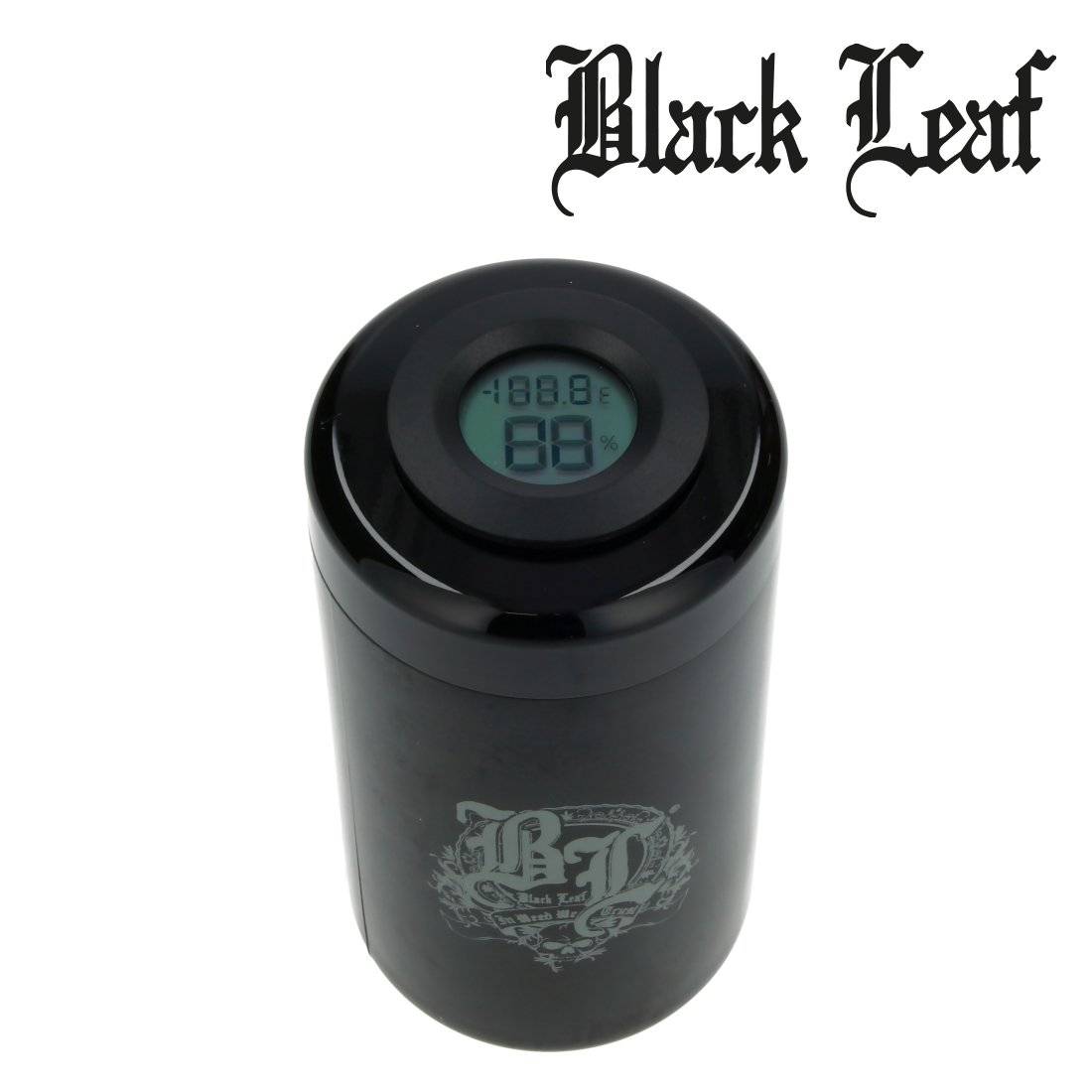 JARRE EN VERRE BLACK LEAF VIOLET 300ML AVEC INDICATEUR