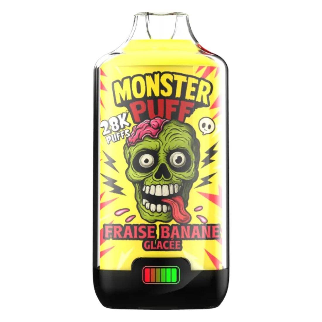 Kit Monster Puff Fraise Banane Glacée 28000 Puffs