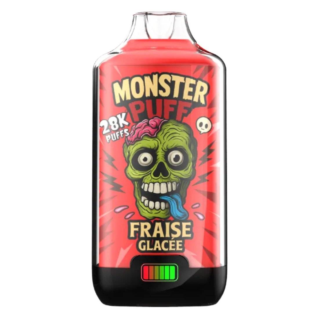 Kit Monster Puff Fraise Glacée 28000 Puffs