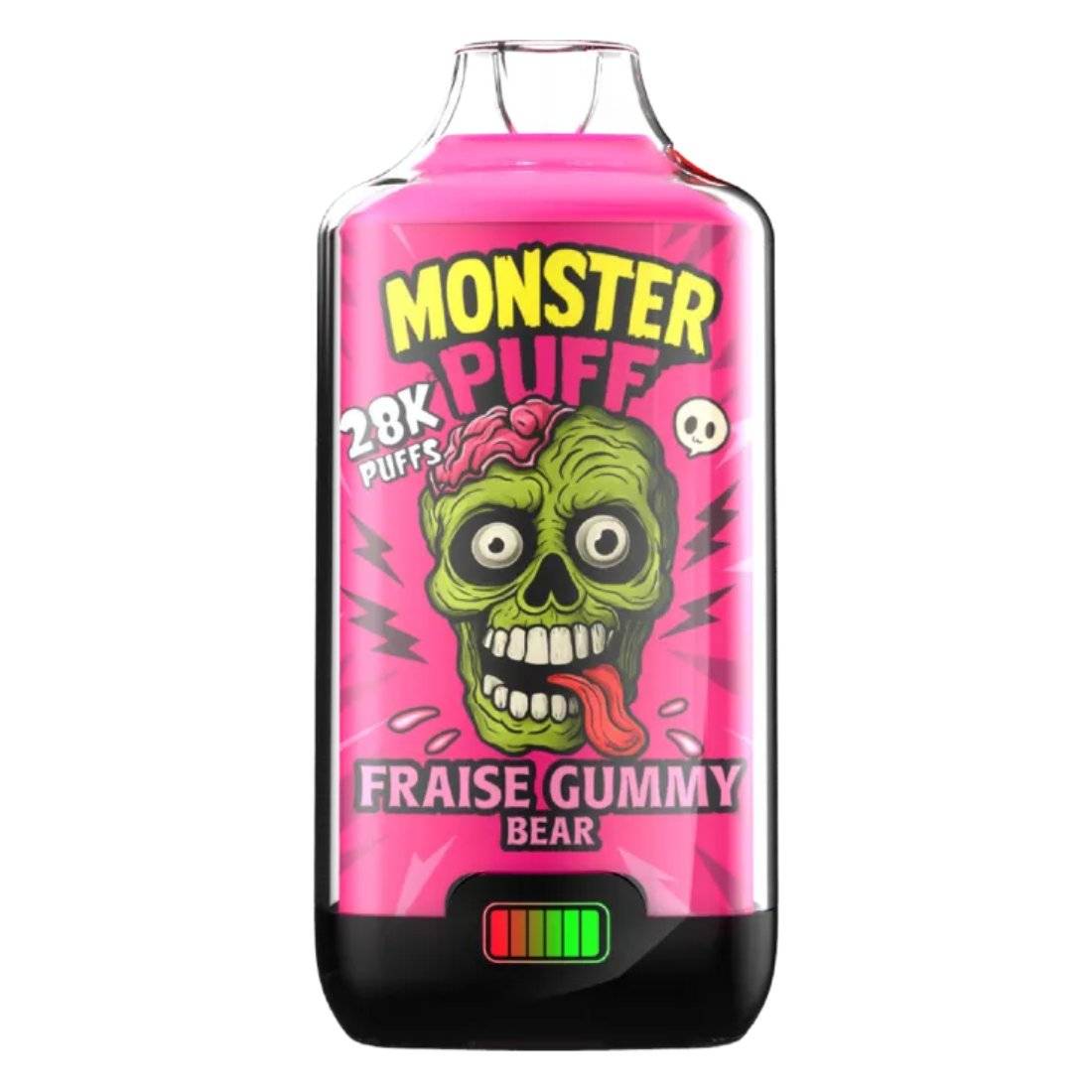Kit Monster Puff Fraise Gummy Bear 28000 Puffs
