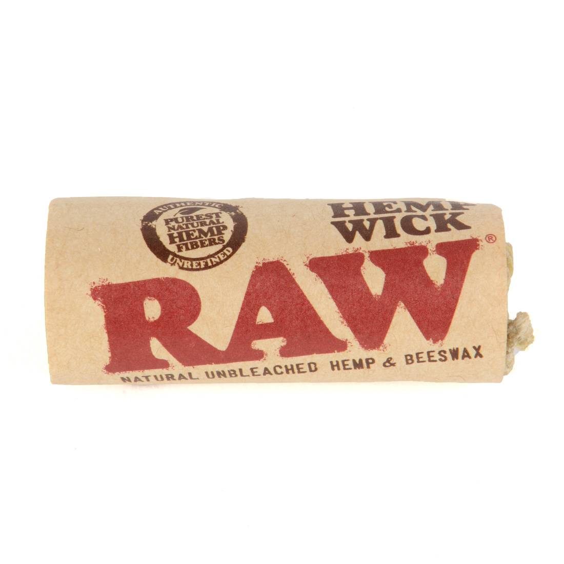 Mèche RAW Hemp Wick 6m