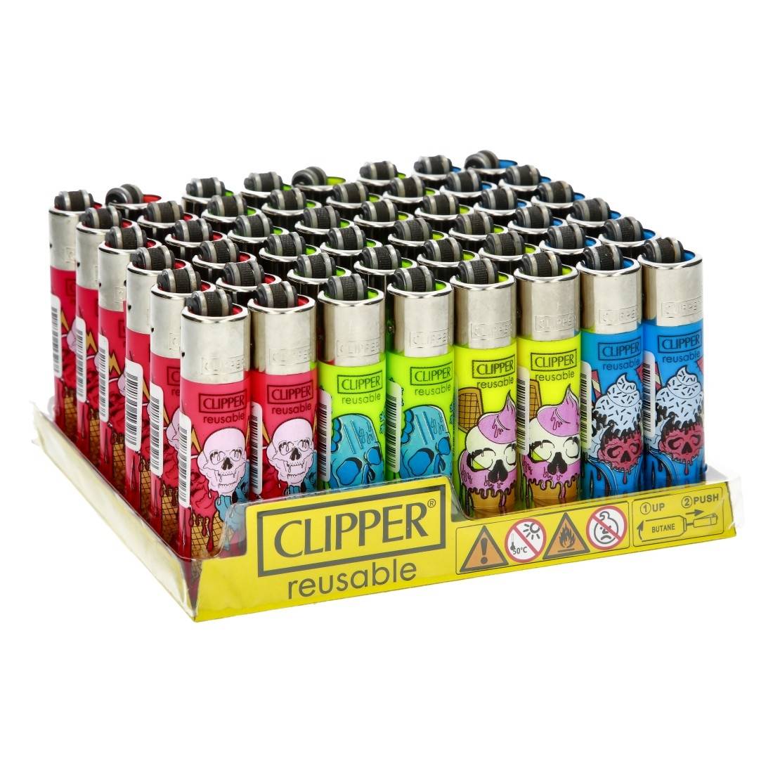 MICRO CLIPPER FROZEN SKULLS X48