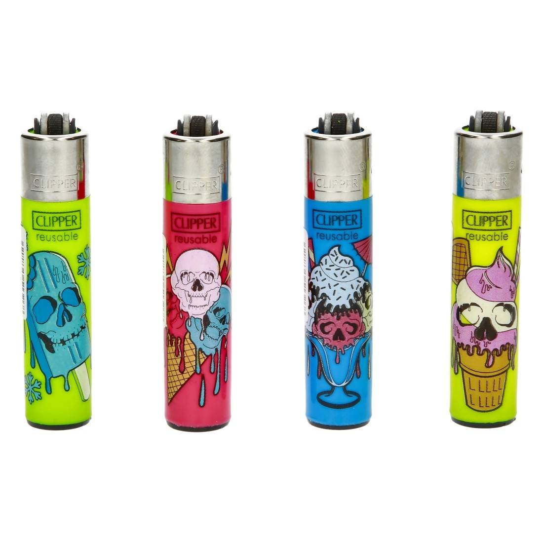 MICRO CLIPPER FROZEN SKULLS X4