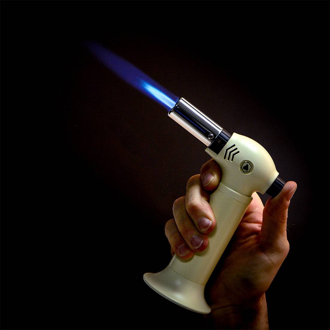 Chalumeau De Cuisine CTDMJ Butane Rechargeable - Portable Réglable - Crème Brûlée Et Plus (Noir)